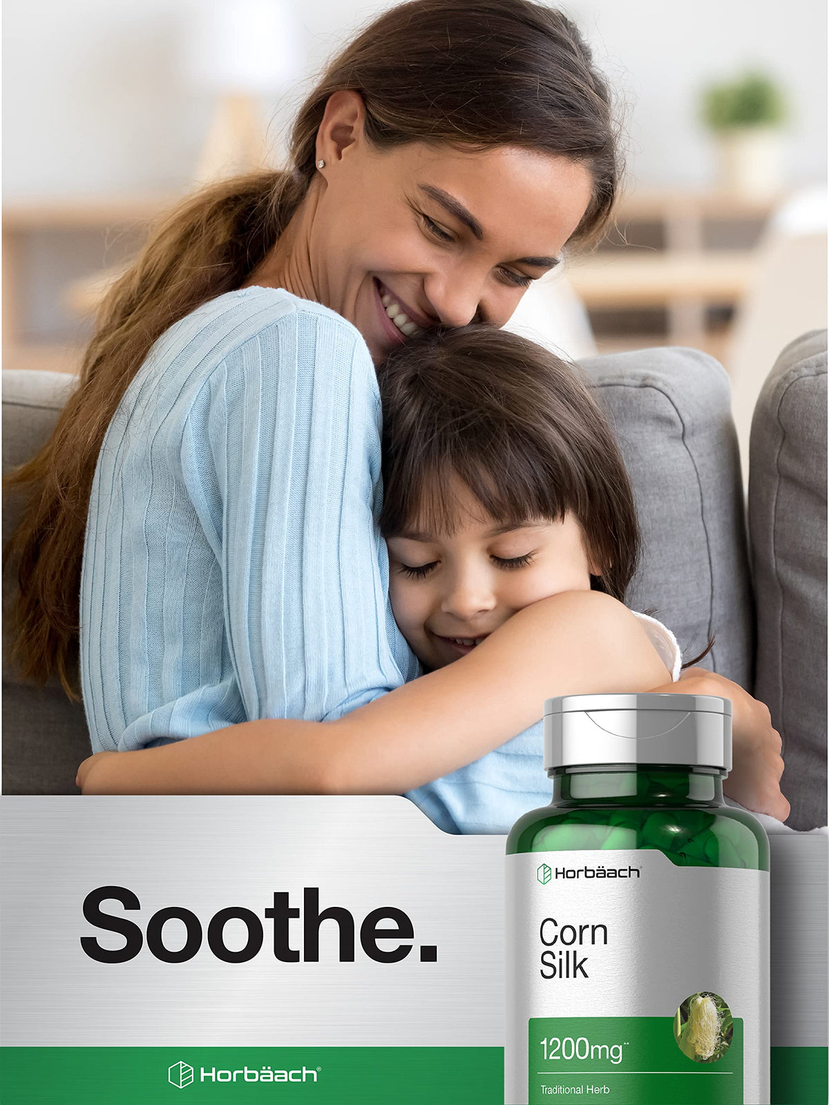 Horbäach Soie de Maïs Capsules - mise en scène avec des plantes