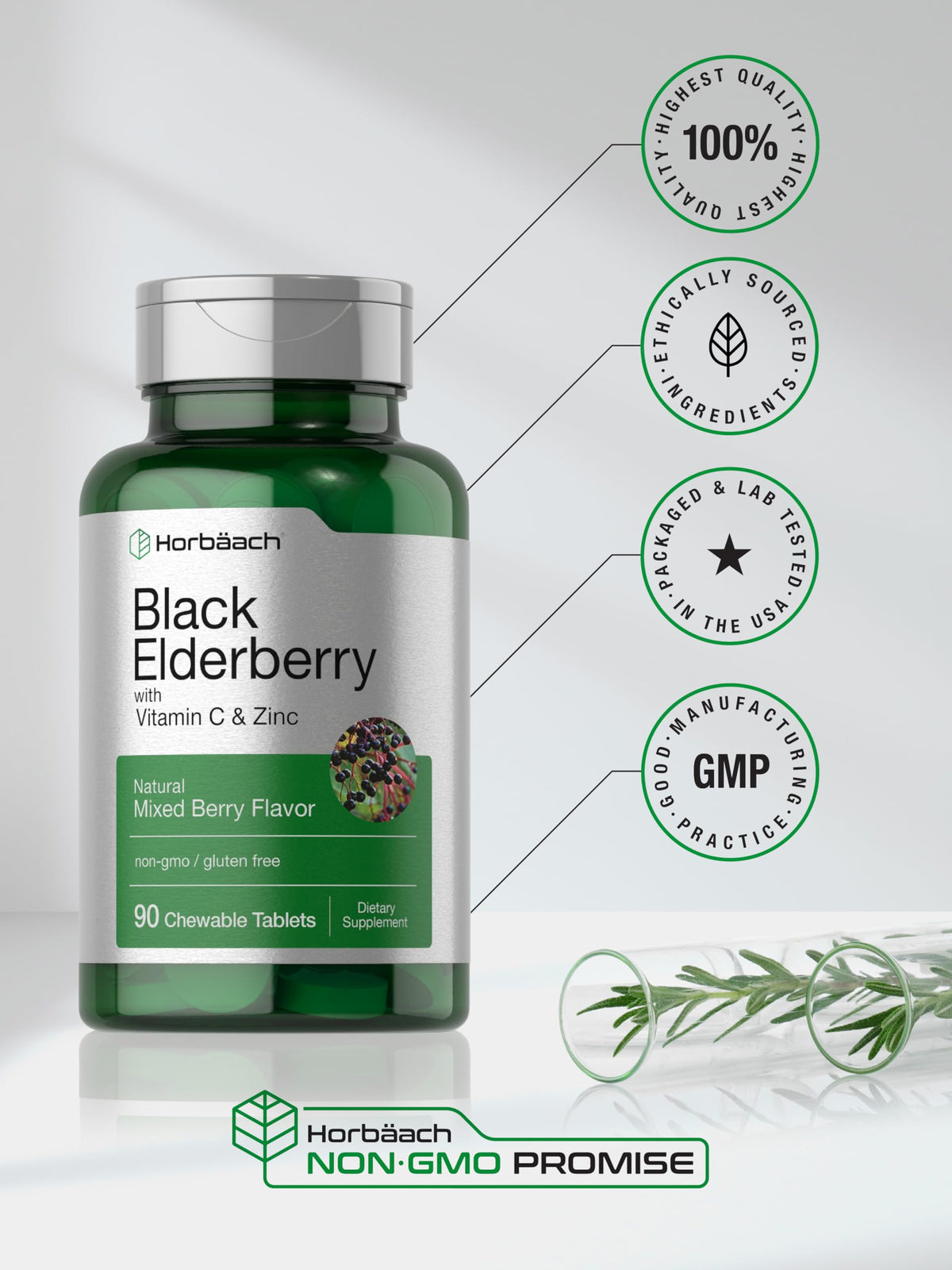 Horbaach Sureau Noir sans gluten et sans OGM
