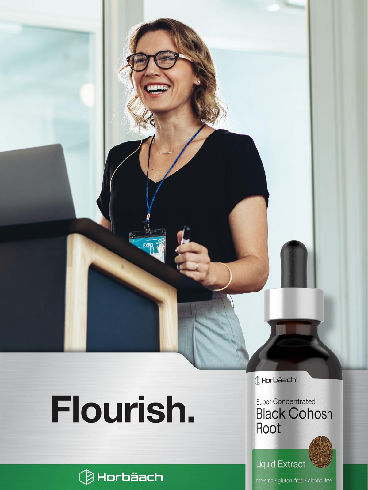 Horbäach Tincture Racine de Cimicifuga avec accessoires de santé