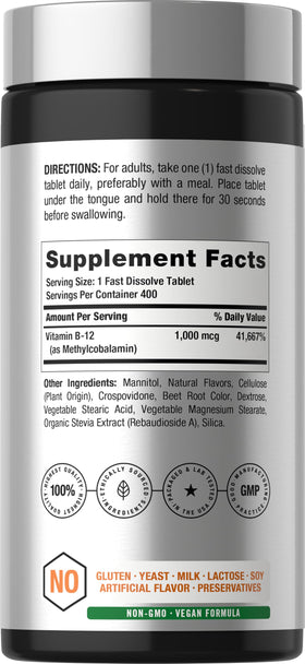 Horbäach Vitamine B12 1000 mcg Sublingual emballage
