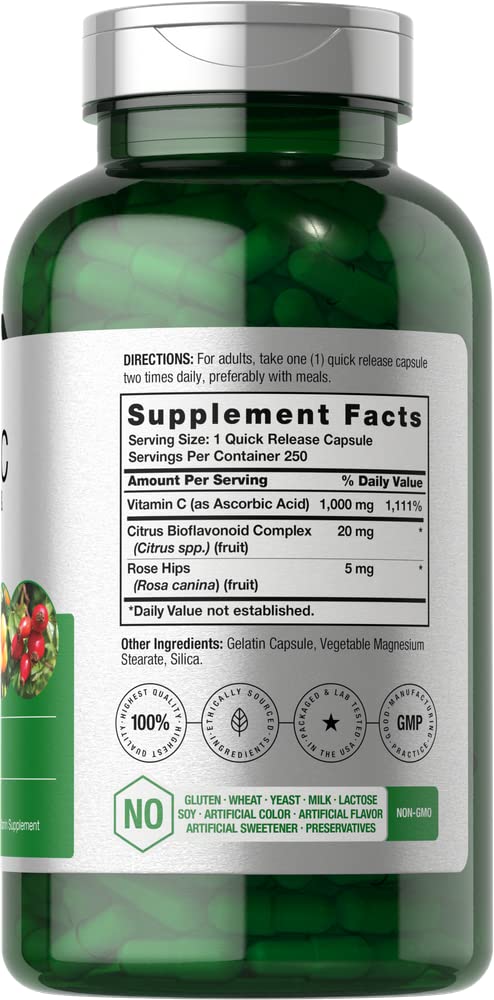 Horbäach Vitamine C 1000mg boîte et capsules