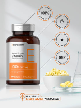 Horbäach Vitamine E 1000 IU gélules molles contenu