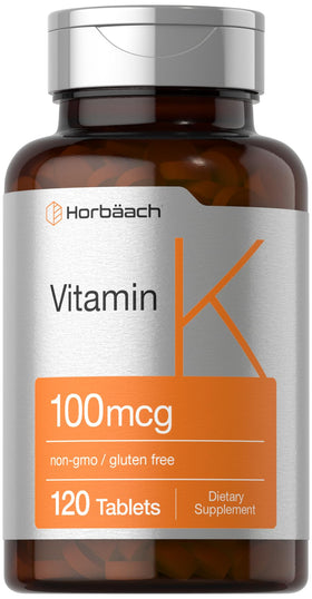 Horbäach Vitamine K1 100 mcg 120 comprimés emballage avant
