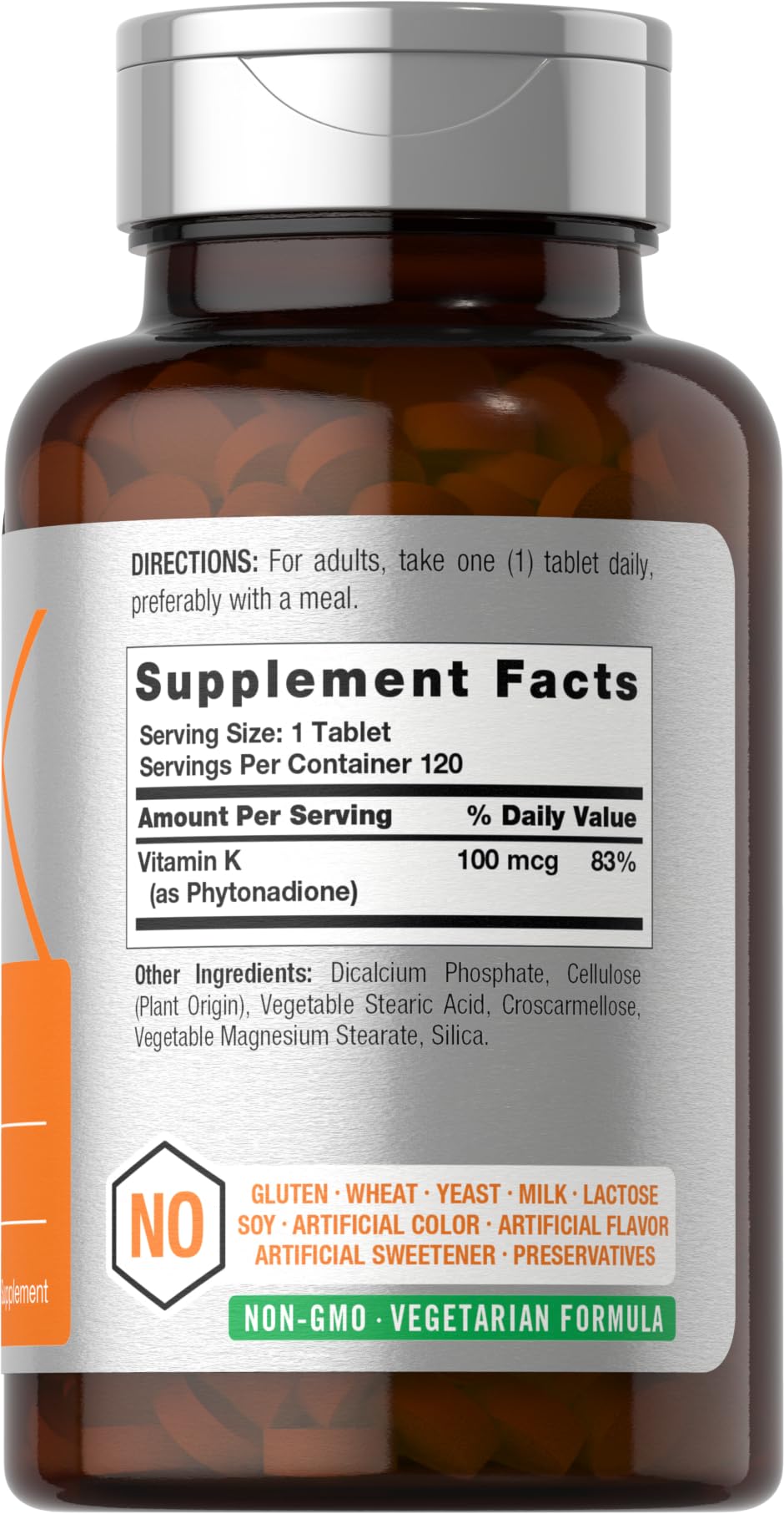 Horbäach Vitamine K1 comprimé vue de près