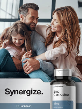 Horbäach Zinc Carnosine 84 mg - Dimensions de l'emballage