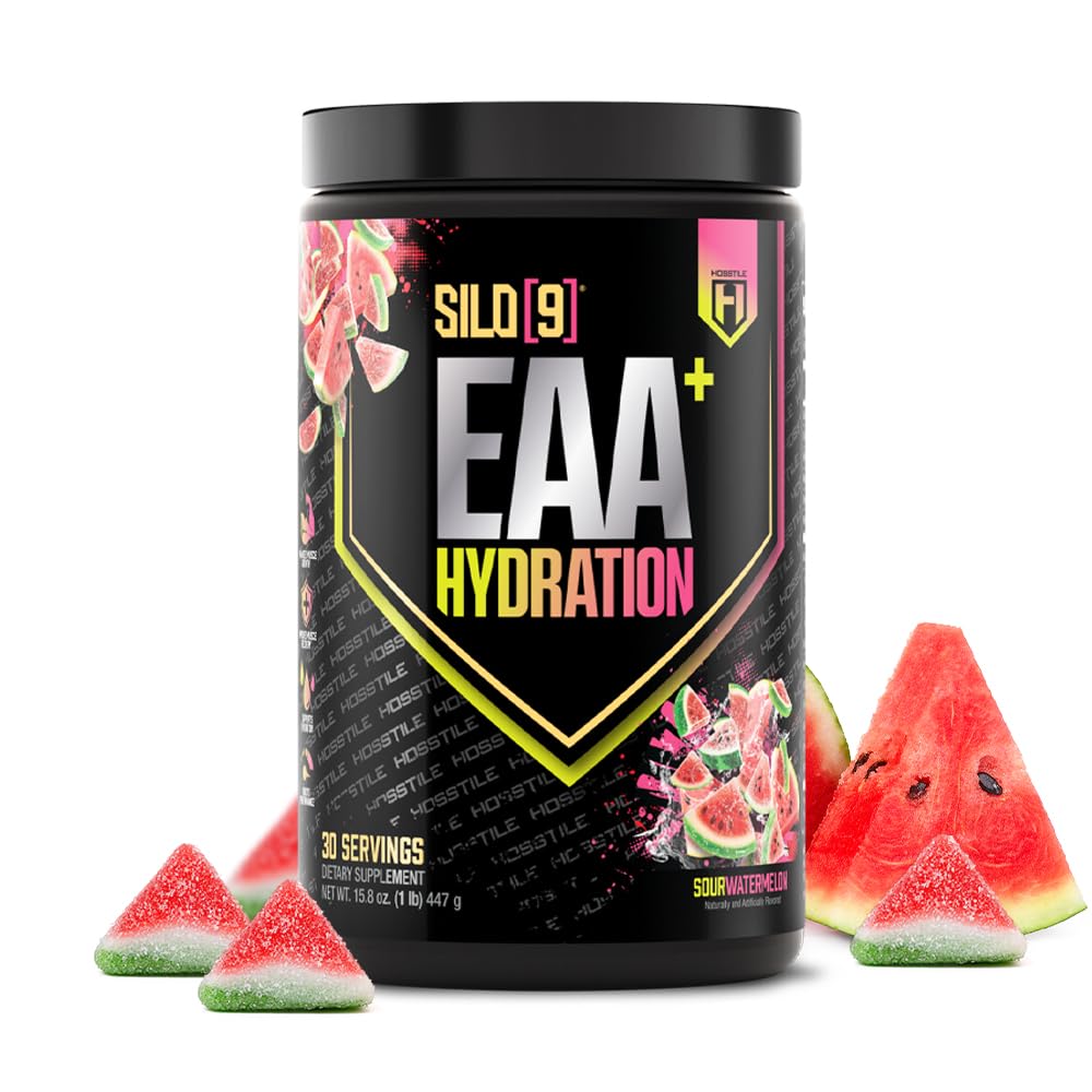 HOSSTILE SILO[9] EAA Poudre hydratation 540g vue de face
