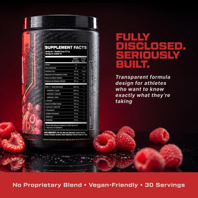 HOSSTILE SILO[9] Poudre EAA Hydratation Framboise avec équipement de fitness