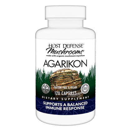 Host Defense Agarikon Capsules 120 unités - vue de face