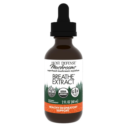 Host Defense Breathe Extract 60 ml, flacon avec pipette