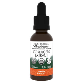 Host Defense Cordyceps Extract flacon de 30 ml vue de face
