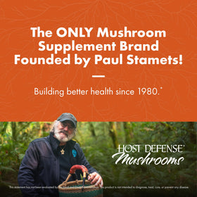 Host Defense Cordyceps Extract flacon ouvert avec pipette