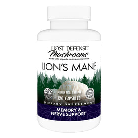 Host Defense Lion's Mane 120 capsules vue de face