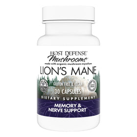 Host Defense Lion's Mane 30 capsules vue de face
