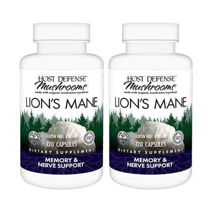 Host Defense Lion's Mane boîte de 240 gélules vue de face