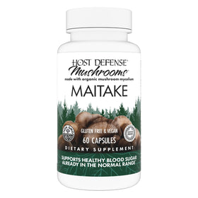 Host Defense Maitake 60 capsules vue de face