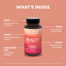 Host Defense MycoBenefits Beauté avec des ingrédients naturels