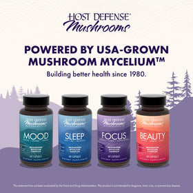 Host Defense MycoBenefits Focus Capsules avec ingrédients naturels