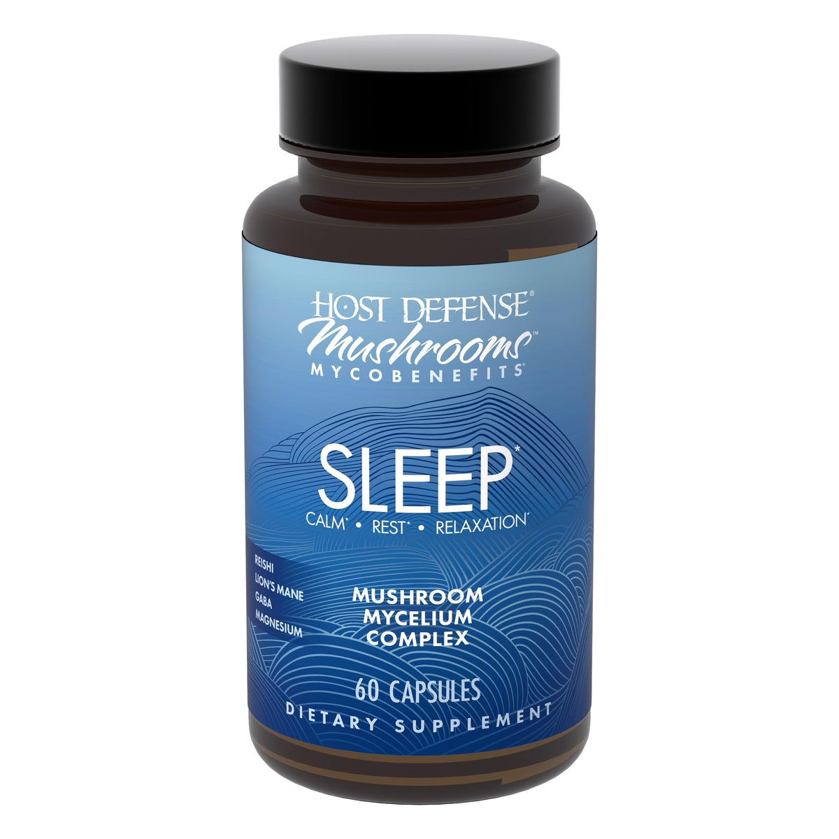 Host Defense MycoBenefits Sommeil 60 Capsules, vue de face