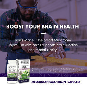 Host Defense MycoBotanicals 60 capsules avec des champignons