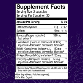 Host Defense MycoBotanicals 60 capsules emballage