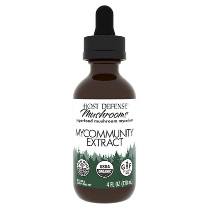 Host Defense MyCommunity Extrait 4 fl oz bouteille vue de face