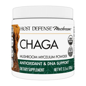 Host Defense Poudre de Chaga 141g vue de face avec emballage