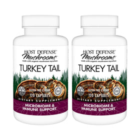 Host Defense Turkey Tail complément alimentaire 240 capsules vue de face