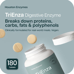 Houston Enzymes TriEnza comprimés à mâcher, vue de côté