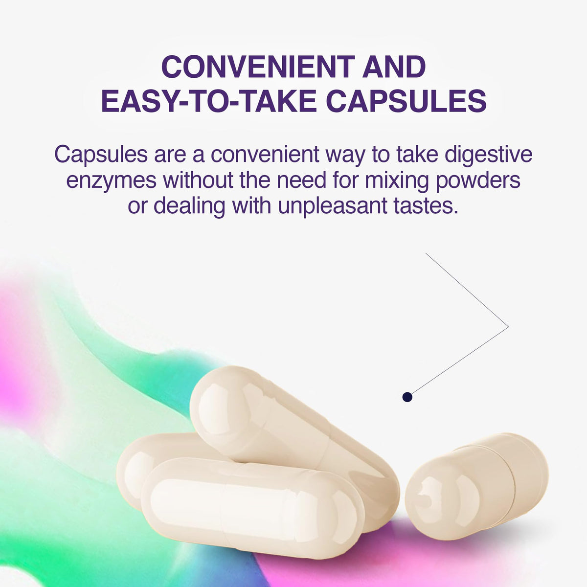 Houston Enzymes Zyme 90 capsules avec étiquette claire