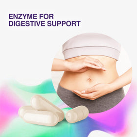 Houston Enzymes Zyme 90 capsules avec un verre d'eau