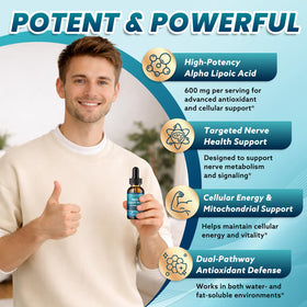 Hovika Acide Lipoïque Liposomal 600mg avec fruits frais