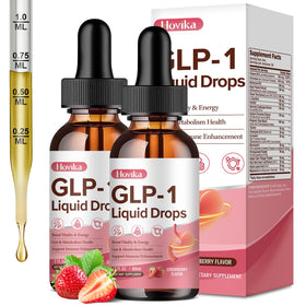 Hovika complément alimentaire GLP-1 4 Fl Oz avec goût fraise