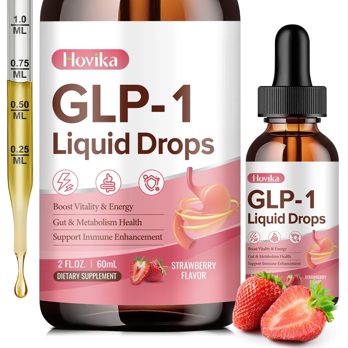 Hovika Complément Alimentaire GLP-1 50ml bouteille vue de face