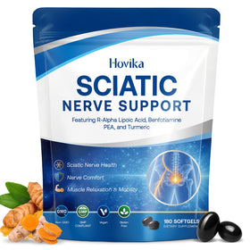 Hovika Complément Alimentaire Soutien Nerveux Sciatique 180 gélules vue avant