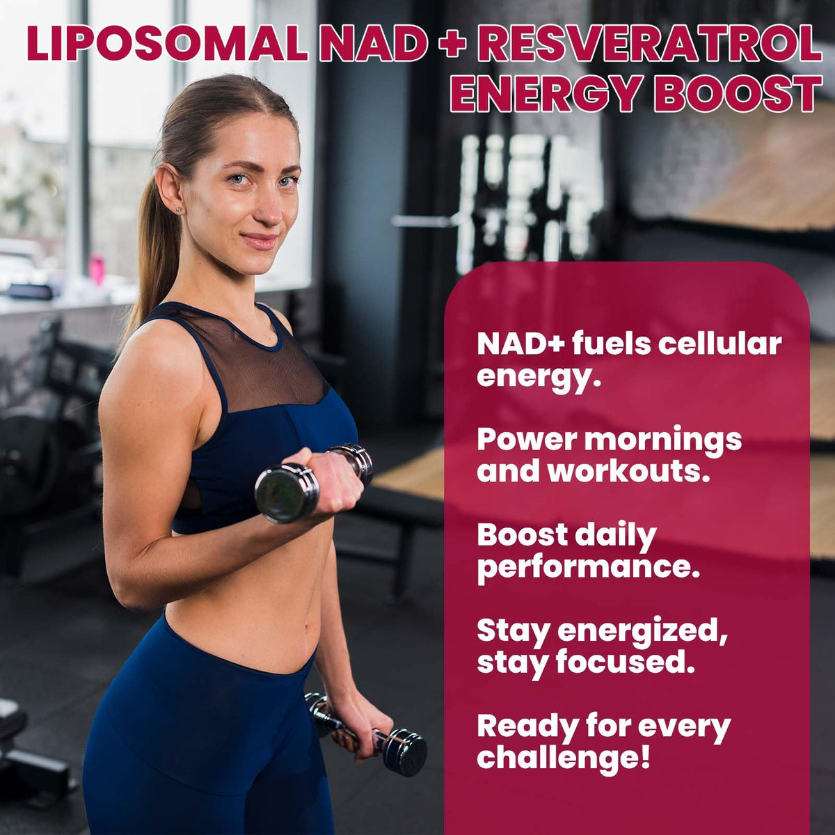 Hovika Complément Liposomal NAD+ 1200mg Flacon ouvert