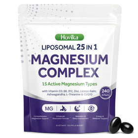 Hovika complexe de magnésium liposomal 240 gélules vue de face