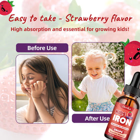 Hovika Fer Liquide 2 oz avec une cuillère doseuse