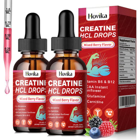 Hovika gouttes liquides de créatine HCL 1500 mg, vue avant