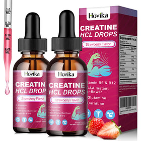 Hovika gouttes liquides de créatine HCL 4 Fl Oz, bouteille vue de face