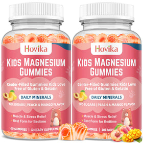 Hovika Gummies de Magnésium Glycinate 120ct vue de face
