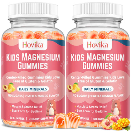 Hovika Gummies de Magnésium Glycinate 120ct vue de face