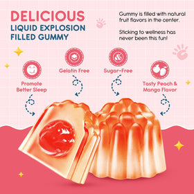 Hovika Gummies de Magnésium Glycinate 60 Comp. ingrédients