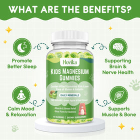 Hovika Gummies de Magnésium Glycinate pour Enfants ingrédients principaux