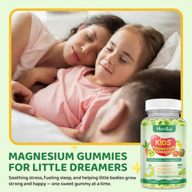 Hovika Gummies de Magnésium Glycinate pour Enfants - ingrédients sur l'emballage