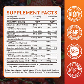 Hovika Gummies Lithium Orotate 5mg, gummies de saveur fruits rouges