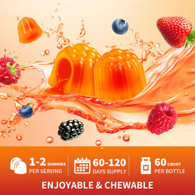 Hovika Gummies Lithium Orotate 5mg, gummies sur un bureau
