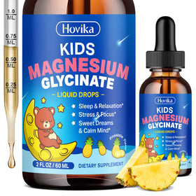 Hovika magnésium glycinate liquide 150g saveur ananas vue de face