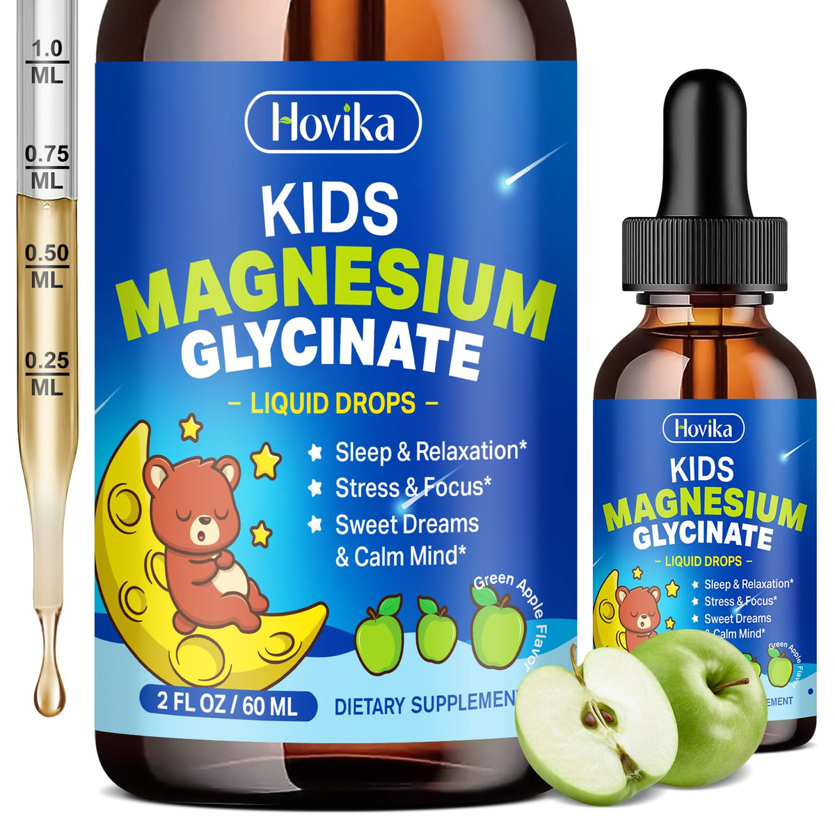 Hovika Magnésium Liquide Enfants 150g flacon vue avant