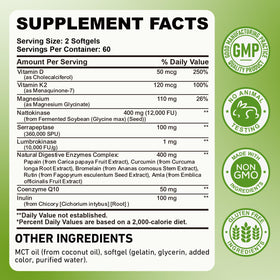 Hovika Nattokinase 120 gélules côté