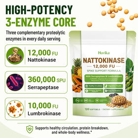 Hovika Nattokinase 120 gélules emballage